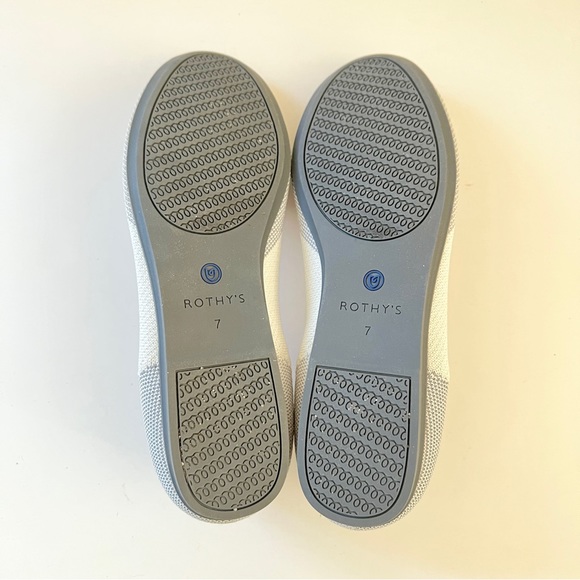 ✨RARE✨ ROTHY’S Round Toe Flats in Sea Glass Grey - Picture 9 of 9